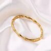 Bamboo Style Bangle