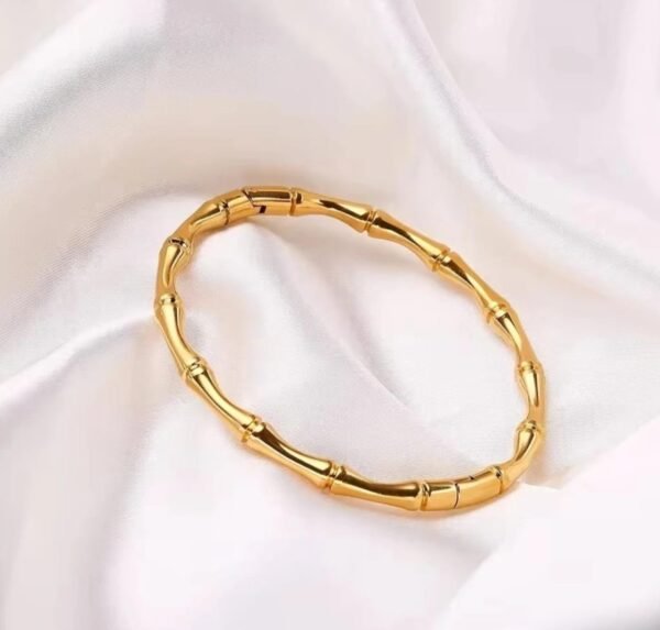 Bamboo Style Bangle