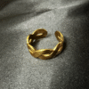Golden Weave Ring