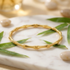 Gold Bamboo Bangle Gold Bamboo Bangle