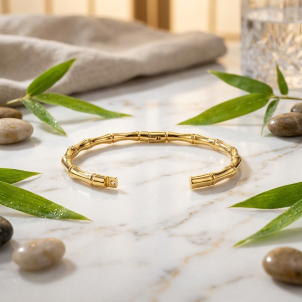 Gold Bamboo Bangle Gold Bamboo Bangle