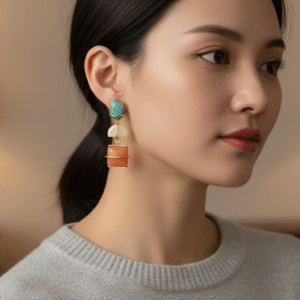 The Coral Stacker Earrings