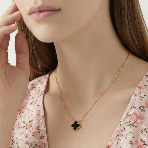 Black Clover Necklace