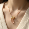 Blossom Charm Necklace 3 Blossom Charm Necklace