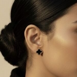 Clover Studs 2 Black Clover Studs