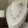 Golden Clover Necklace - 2 Golden Clover Necklace