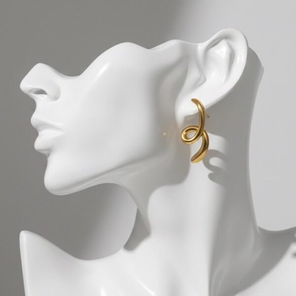 Golden Helix Earrings