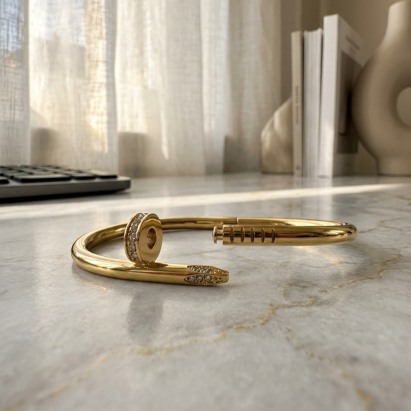 Gold Nail Bangle Gold Nail Bangle