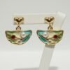 Vintage Enamel Earrings