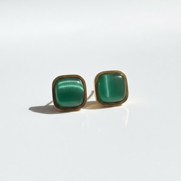 Vintage Emerald Studs