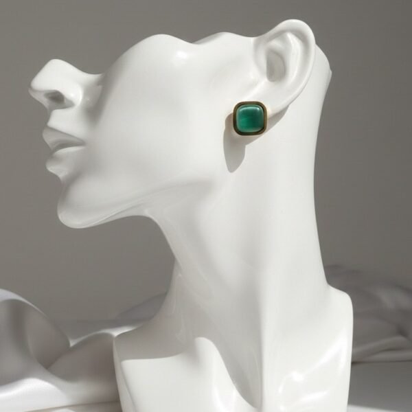 Vintage Emerald Studs