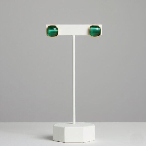 Vintage Emerald Studs