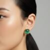 Vintage Emerald Studs