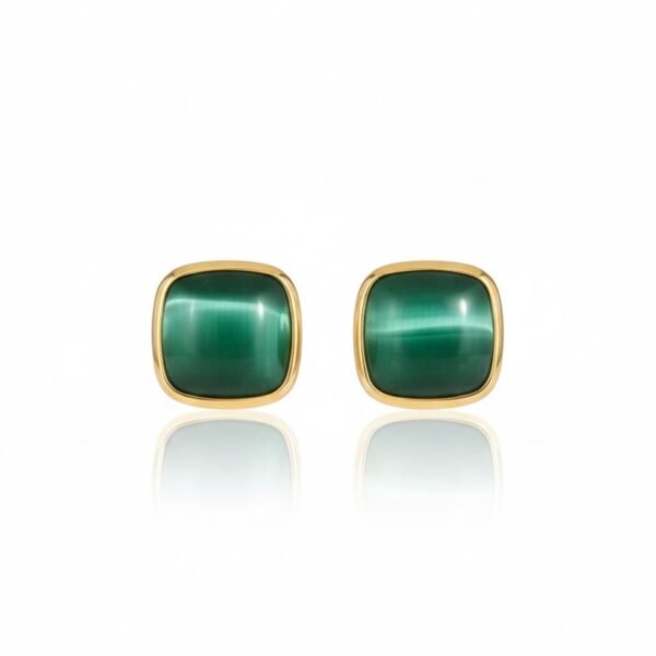Vintage Emerald Studs
