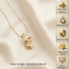 17 Abstract Fluid Swirl Necklace