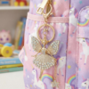 Crystal Ballerina Keyring - The Pastel Gem - Imitation Jewellery - 2 Crystal Ballerina Keyring (White)