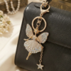 Crystal Ballerina Keyring - The Pastel Gem - Imitation Jewellery - 3 Crystal Ballerina Keyring (White)