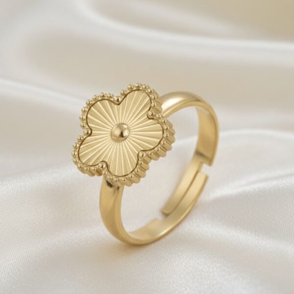 Golden Clover Ring