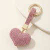 Sparkle Heart Keyring - The Pastel Gem - Imitation Jewellery - 9 Pink Sparkle Heart Keyring