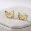 The Pastel Gem - Best Luxury Jewellery Brand - Crystal Bow Studs Earrings - 1 Crystal Bow Studs Earrings