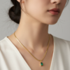 Emerald Crystal Royal Pendant Necklace