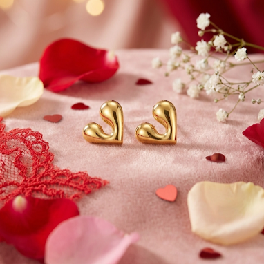 The Pastel Gem - Best Luxury Jewellery Brand - Modern Love Studs Earrings - 4 Modern Love Studs Earrings