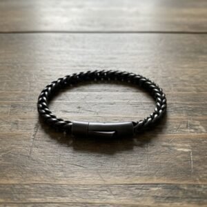 Onyx Curb Men Bracelet
