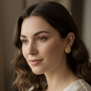 The Pastel Gem - Best Luxury Jewellery Brand - Vintage Textured Earrings - 6-1 Vintage Textured Earrings