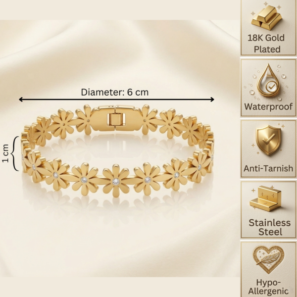 Daisy Flower Bangle Daisy Flower Bangle