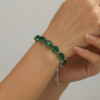 34-3 Green Tennis Bracelet