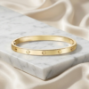 Gold Screw Bangle Gold Screw Bangle