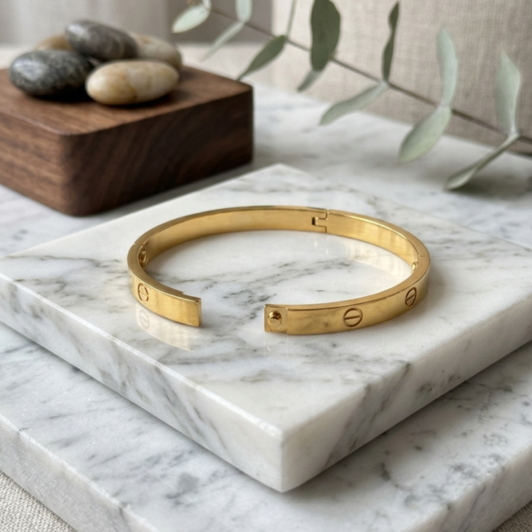 Gold Screw Bangle Gold Screw Bangle