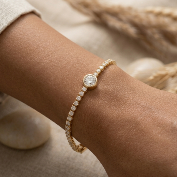 Solitaire Tennis Bracelet Solitaire Tennis Bracelet