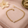 IMG_1638 Gold Heart Chain Bracelet