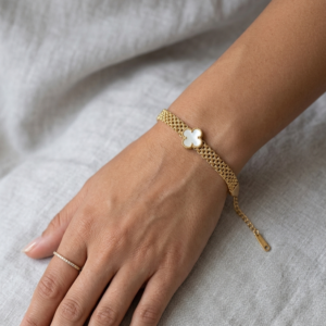 clover mesh bracelet clover mesh bracelet