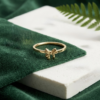 1 - Gold Mini Bow Ring - The Pastel Gem - Best Anti Tarnish Jewellery Gold Mini Bow Ring