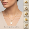 Pearl Heart Pendant Necklace