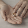 Gold Honeycomb Shell Ring