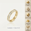 Gold Channel Cut Eternity Ring