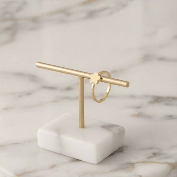 Gold Mini Flower Ring