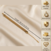 Gold Flat Mesh Chain Bracelet