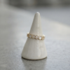 Gold Honeycomb Shell Ring