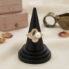 4 - Gold Pearl Clover Ring - The Pastel Gem - Best Anti Tarnish Jewellery Gold Pearl Clover Ring