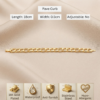 49 Gold Pavé Curb Bracelet