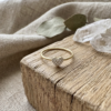 6 - Gold Pavé Crystal Heart Ring - The Pastel Gem - Best Anti Tarnish Jewellery Gold Pavé Crystal Heart Ring