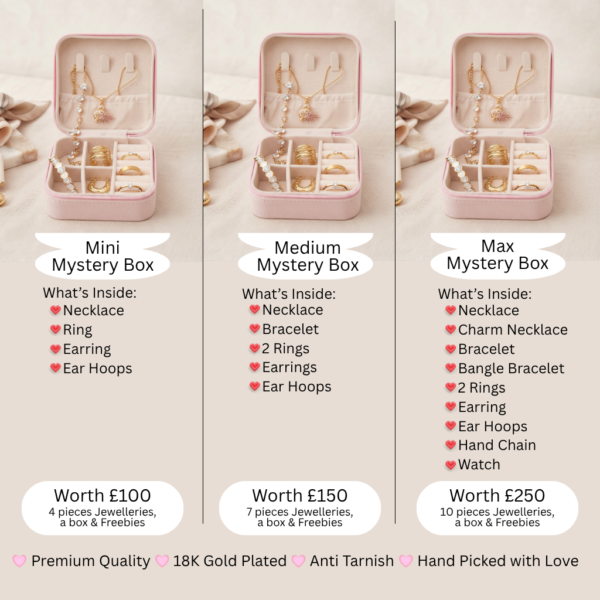 8 Luxury Jewellery Mystery Box