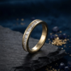 Gold Channel Cut Eternity Ring
