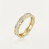 Gold Channel Cut Eternity Ring