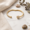 IMG_1459 Gold Pave Hinged Bangle