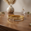 IMG_1463 Gold Nail Silhouette Bangle